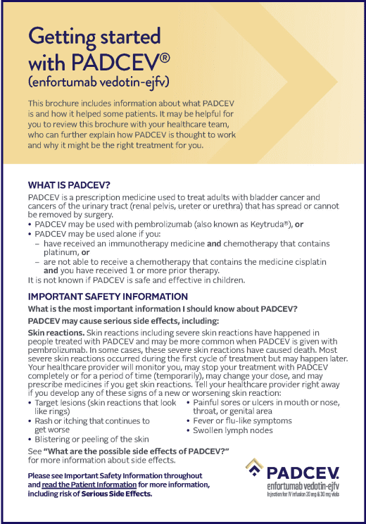 Patient and Caregiver Brochure downloadable PDF.