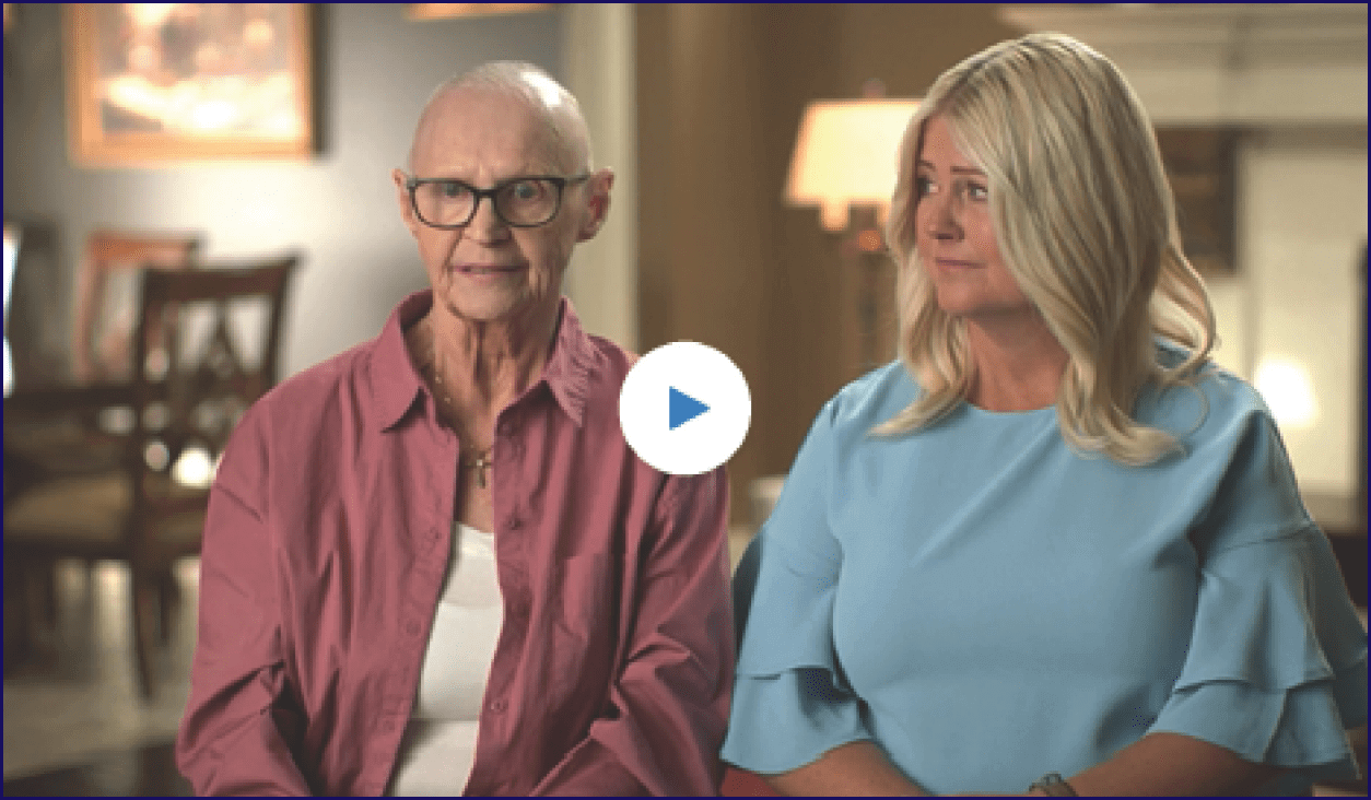 "Real Patient Stories" Video Series still image.