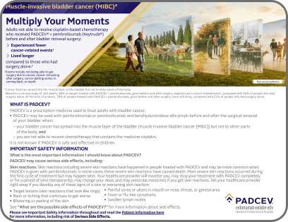 MIBC patient and caregiver downloadable brochure